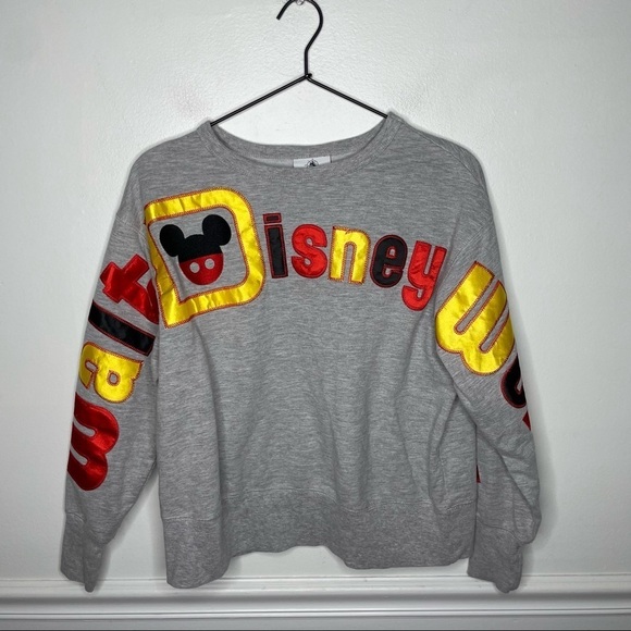 Walt Disney World Disney Parks Mickey Mouse Patched Pullover - Picture 2 of 8